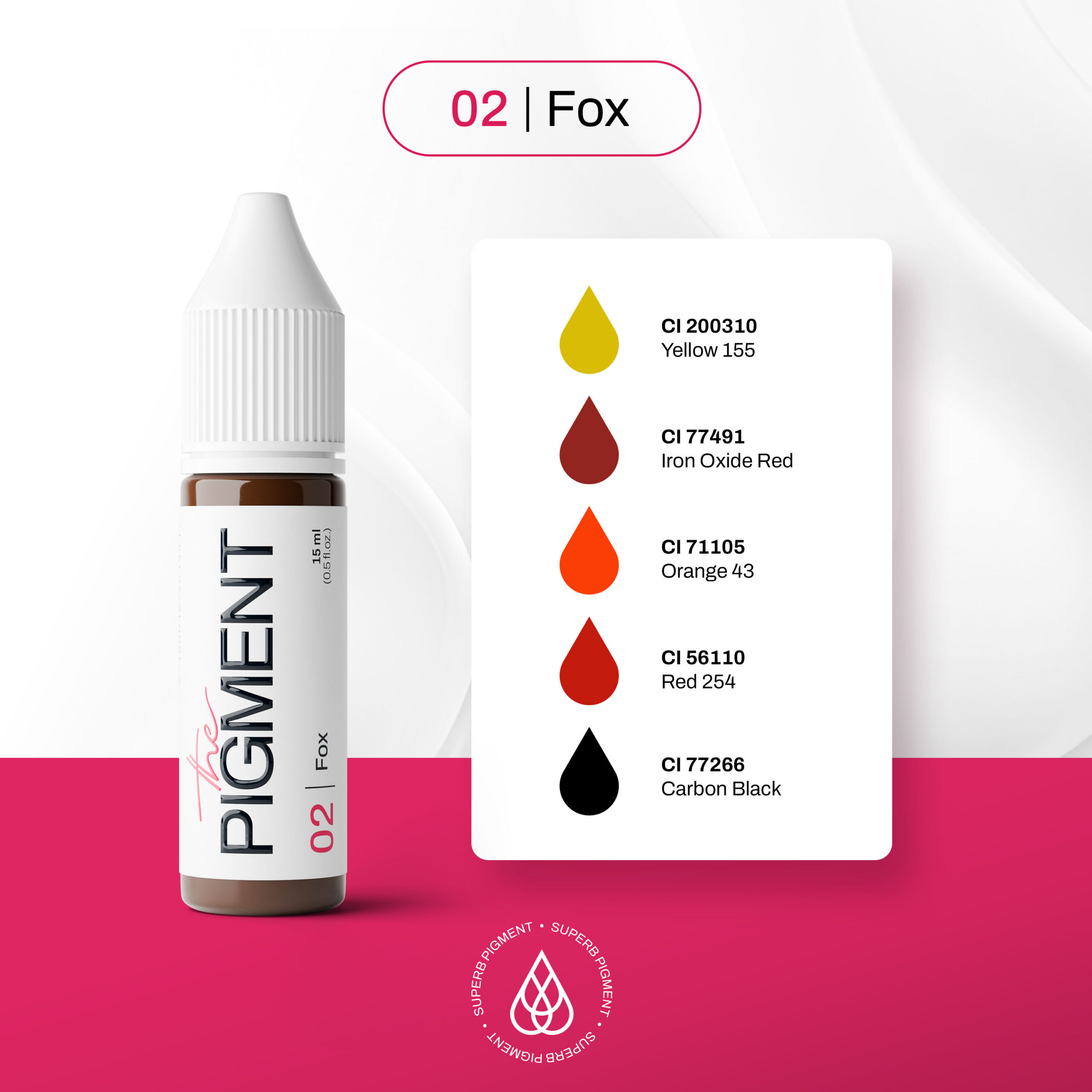 The Pigment 02 Fox - 15ml – Obrázok 3