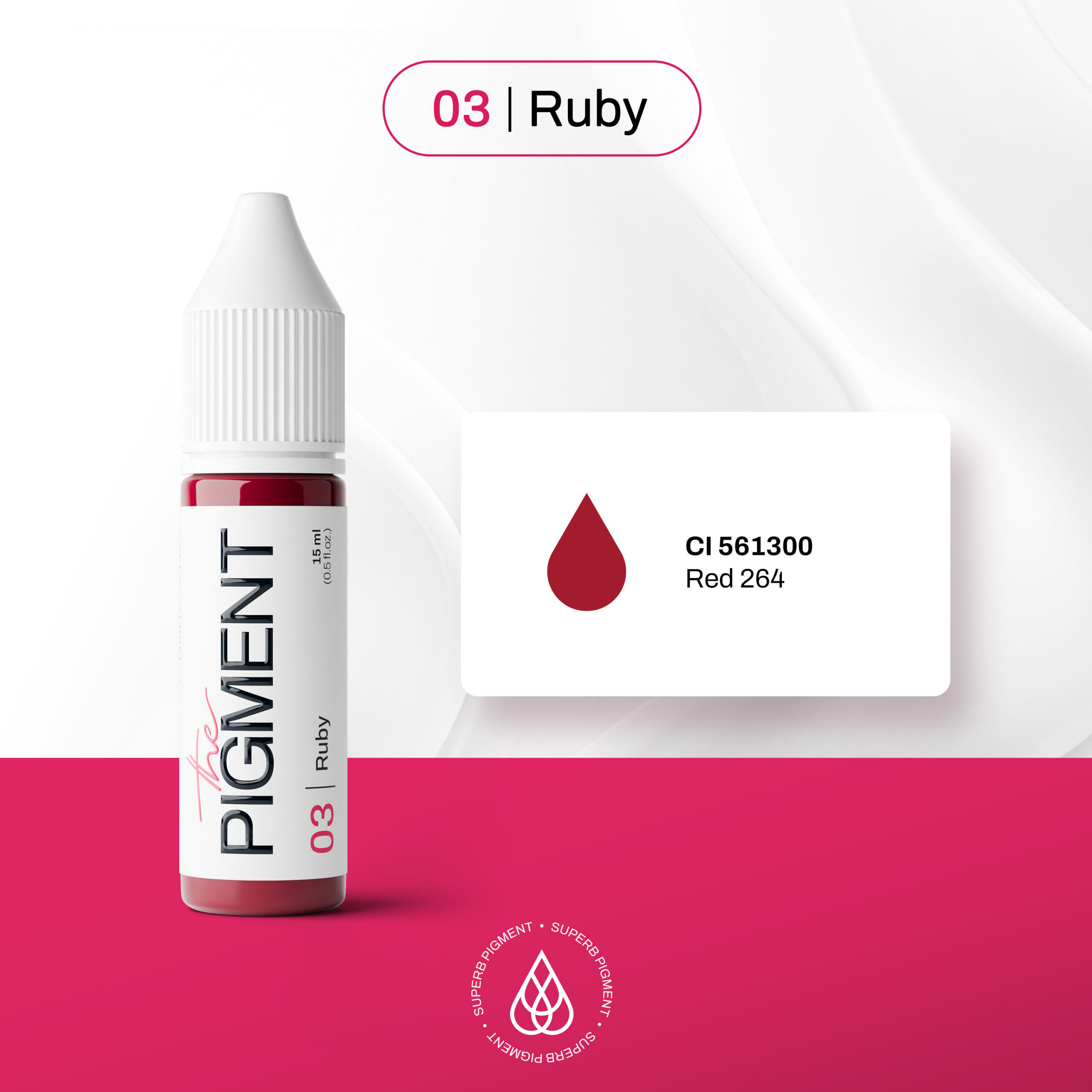 03 Ruby - 15ml – Obrázok 3