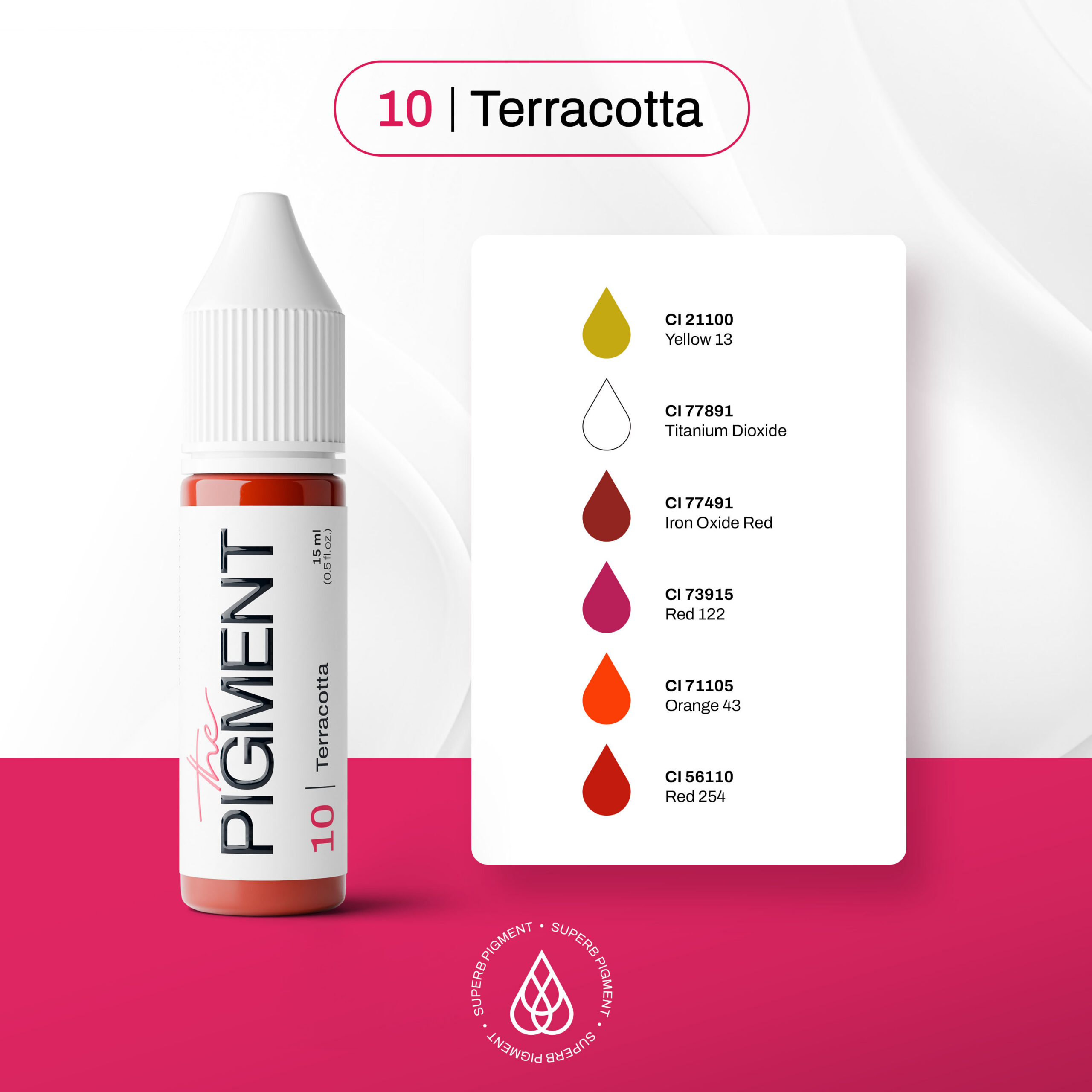 The Pigment 10 Terracotta - 15ml – Obrázok 3